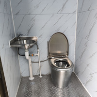 Kuge usine vente en gros service personnalisé maison conteneur préfabriquée articles sanitaires de toilette en acier inoxydable fournisseur de solutions de guichet unique