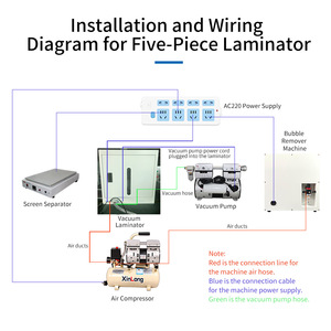 ITO+CG FILM+CG CTP+LCD Hard to Hard Optical Bonding OCA SCA Laminating Machine LCD Bonding Machine - Product Image 4