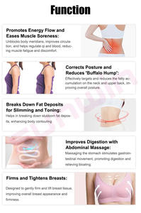 Masajeador Manual de Microvibración 2024, para Cabeza y Cuerpo, Promueve la Circulación Sanguínea, Relajación Muscular Profunda, Uso Doméstico - Product Image 6