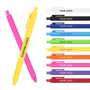 Bolígrafo Promocional en Oferta con Logotipo, Bolígrafos de Punta Redonda de Goma Coloridos para Material Escolar y de Oficina, Estudiantes - Product Image 5