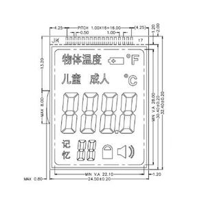 Icd Pantalla de mano láser infrarrojos medidor de temperatura <span class=keywords><strong>arma</strong></span> comprar en línea de china - Product Image 3