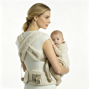 Portabebés Ergonómico, Cómodo, Ligero y Plegable, con Soporte Lumbar Mejorado, Capacidad de Carga de 16 kg, Ancho de Asiento Ajustable, CPC - Product Image 2
