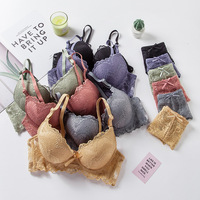 Ensemble de lingerie grande taille en dentelle, demi-bonnet, bretelles convertibles, soutien-gorge push-up à armatures et culotte sexy pour adultes, populaire en Europe et en Amérique