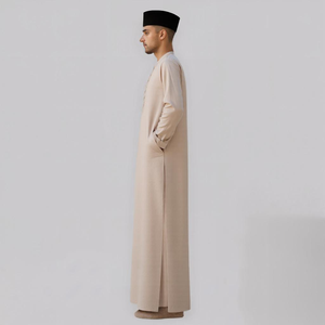 Wholesale Direct Jubah Lelaki Moden Slim Fit Ironless Cey Crepe Kain Sejuk Raya 2025 Ready Stock for Dropshippers - Product Image 3