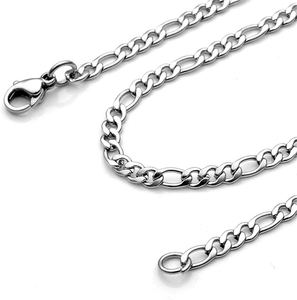 Thép Không Gỉ Mens Vòng Cổ Chuỗi Hợp Thời Trang Đa Kích Thước Thép Không Gỉ <span class=keywords><strong>Figaro</strong></span> Chuỗi Vòng Cổ Cho Nam Giới Phụ Nữ Làm Đồ Trang Sức - Product Image 3