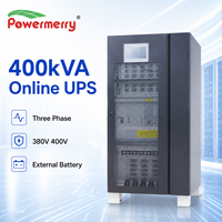 Onduleur industriel en ligne 400 kVA 320 kW triphasé 380 V 400 V avec batterie externe pour utilisation en milieu médical, centre de données et charges critiques