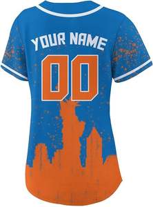 ชุดเสื้อเบสบอลสำหรับผู้ใหญ่ที่ปรับแต่งได้ ชื่อผู้เล่น/ทีม หมายเลข โลโก้ ด้านหน้า/ด้านหลัง โพลีเอสเตอร์ 100% แห้งเร็ว ระบายอากาศได้ดี แบบดิจิทัล - Product Image 2
