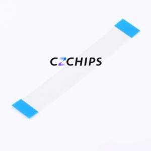 FFC1.0A-14P-100-4-8 FFC Cable (Flexible Flat Cable) P=1mm Connector 14P 1mm Non-Inverting 10cm - Product Image 2