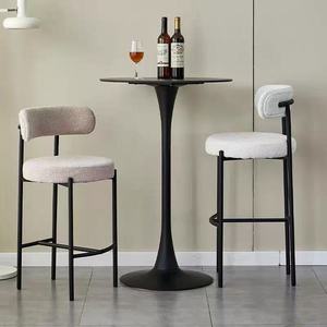 Tabourets <span class=keywords><strong>de</strong></span> bar modernes <span class=keywords><strong>de</strong></span> style italien, haut <span class=keywords><strong>de</strong></span> gamme, <span class=keywords><strong>l</strong></span>égers et robustes, avec dossier, pour bar à domicile, salon, école - Product Image 5