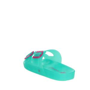 รองเท้าแตะผู้หญิงแบบสวม Art รุ่น SASS240762 สีเขียวอมฟ้า - Product Image 2