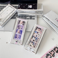 Siap Kirim Hadiah Kpop 1p 4cut Buku Koleksi Album Foto Strip Warna Metalik Perak 2x6 Photostrip Book