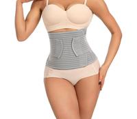 Cinturón adelgazante ajustable de fibra de carbón de bambú, seguro, transpirable, para el abdomen, recortador de cintura, Varios tamaños disponibles