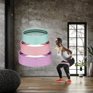 High Elastic Latex Heavy <b>Resistance</b> <b>Bands</b> Set of 3 Non Slip Leg & Butt <b>Workout</b> <b>Bands</b> <b>for</b> Fitness Training - Product Image 2