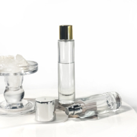 Flacon vaporisateur de parfum de luxe en verre, atomiseur vide transparent, cylindre rond, 30ml 50ml – Grande Vente