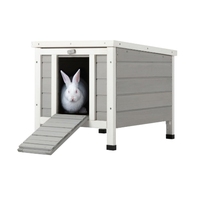 Haute qualité moderne décoratif en bois extérieur abri extérieur chat maison résistant aux intempéries lapin clapier cachette intérieur lapin Cage