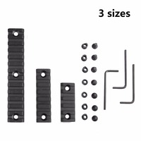 Kit d'installation complet en alliage d'aluminium de qualité aéronautique supérieure, avec support de montage à 5, 7 ou 13 emplacements, pour équipement de chasse tactique robuste