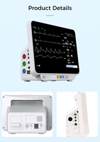 IN-8000D Moniteur patient multiparamètre de 10.1 pouces Moniteur de signes vitaux d'hôpital vétérinaire