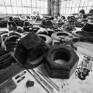 Lớp 8.8 cường độ cao Carbon thép hình lục giác hạt din934 tiêu chuẩn đặc biệt kết nối các loại hạt cho cơ khí kỹ thuật - Product Image 2