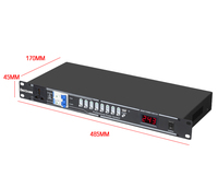 Système audio professionnel Bekboes BS-510, prix usine, 30A, 9 canaux, séquenceur de puissance audio pour performance scénique