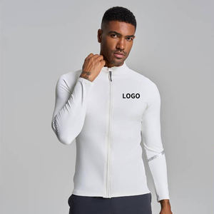 Camiseta básica de compresión para gimnasio, atlética, fitness, logotipo personalizado, chándales para hombre, chaqueta estampada de manga larga - Product Image 2