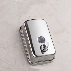 Dispenser di <span class=keywords><strong>sapone</strong></span> in metallo <span class=keywords><strong>per</strong></span> Hotel manuale da 500ml in acciaio inossidabile - Product Image 5