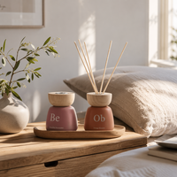 Diffuseur de parfum en verre personnalisé 100 ml, décoration d'intérieur, aromathérapie avec boîte d'emballage