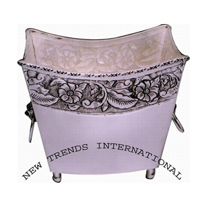 Seau à glace en laiton fait à la main luxueux refroidisseur de vin et de bière haut de gamme à forte demande accessoires de bar tendance pour les fêtes - Product Image 5