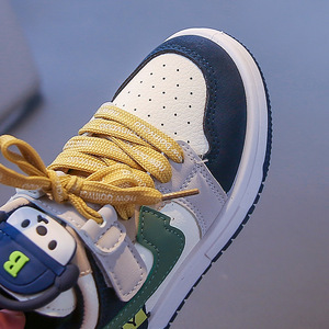 Nouvelles baskets montantes souples antidérapantes à lacets pour filles et garçons, collection automne 2025, idéales pour l'école et le basketball - Product Image 3