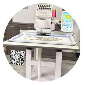 NOUVEAU TYPE 12 AIGUILLES SINGLE HEAD machine à broder informatisée broder <span class=keywords><strong>logiciel</strong></span> broder sur plat, chapeaux, vêtement - Product Image 2