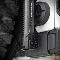 Support de support de mât de drapeau en aluminium série OMU Genesis pour Jeep Wrangler JK JL accessoires de support de mât de hayon