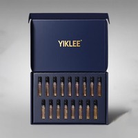 Boîte en carton ondulé pour échantillons de parfum personnalisés, pour flacons de 1,5 ml, 2 ml, 3 ml, 5 ml, coffret découverte de parfums, collection d'huiles essentielles