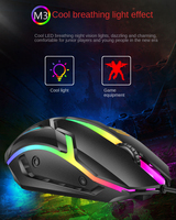 Tetikus berkabel lampu pc yang dapat diprogram mouse gaming USb gratis terbaik cocok untuk game komputer