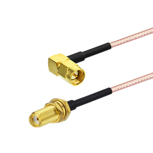 Superbat personalizado Sma macho a Sma macho <span class=keywords><strong>Cable</strong></span> RG316 <span class=keywords><strong>Cable</strong></span> <span class=keywords><strong>coaxial</strong></span> <span class=keywords><strong>antena</strong></span> WiFi <span class=keywords><strong>Cable</strong></span> 30cm - Product Image 4