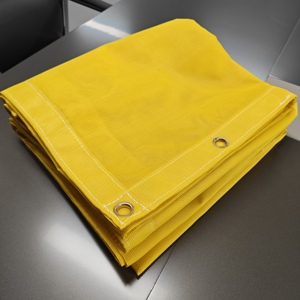 Tissu de polyester de maille enduit de PVC de fil de cors soudable et en métal à haute fréquence avec le Keder de couture d'aiguille <span class=keywords><strong>pour</strong></span> le parasol - Product Image 3
