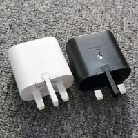 Cargador Rápido Tipo C PD de 25W para UE/EE. UU./Reino Unido, Puerto Tipo C PD, Carga Rápida para iPhone, Samsung S25, S24, S23, S22, S21