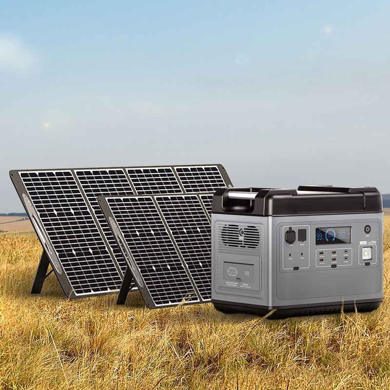 1536Wh Home Backup Solar Generator 1800W