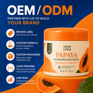 Crema Facial Nutritiva con Extracto de Papaya y Vitamina C, Cuidado Facial Botánico Natural, Hidratante para Piel Seca, Suaviza, Alisa y Restaura el Brillo Natural - Product Image 3