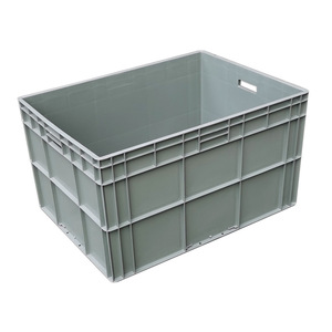 Extra Large Industrial Logistics Box Eu Size Rectangular Plastic Turnover Box Thickened With Lid Stackable Fruit Vegetable <b>Crate</b> - Product Image 1