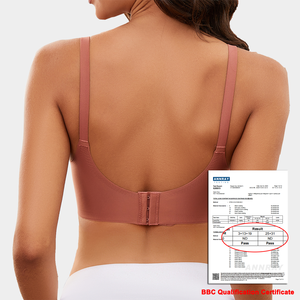 Reggiseno Allattamento Donna in Seta Ghiaccio Senza Cuciture, Reggiseno <span class=keywords><strong>Premaman</strong></span> da Notte per Allattamento Senza Ferretto, Rinfrescante, Morbido, Scollo a V, Traspirante, Taglie S-XXL, Ingrosso - Product Image 3