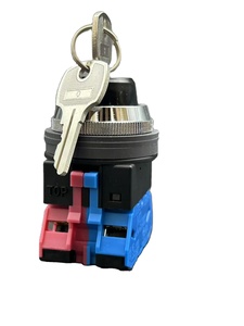 ASN3K11 IDEC Panel Mount/Screw 90. Flat Key N.O./N.C. DPST 10A 440VAC 220VDC 500000Cycles Switch with Key Lock for Panels Screws - Product Image 3