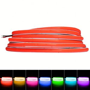 Ruban LED COB personnalisable en 4mm 5mm 8mm 10mm, couleur d'émission RVB 5V/12V/24V pour la décoration de la maison et du jardin - Product Image 4