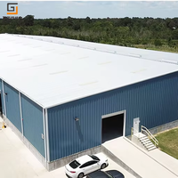 Estructura de Acero Prefabricada de Grado Industrial para Almacenes, Estructura Metálica de Carga Pesada para Almacenamiento de Materia Prima en Fábricas