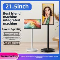ZhengFeng OEM – Support de sol rotatif numérique interactif tout-en-un vertical HD USB 1080P pour diffusion en direct et affichage mobile en intérieur