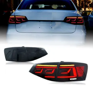 HCmotion LED Rear Lamps Start UP Animation 2015-2018 Sagitar Vento DRL Dynamic Turn Signal Tail Lights For VW Jetta MK6