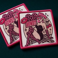 Badges brodés carrés prêts à l'emploi, tendance estivale, patchs en tissu DIY, style japonais et coréen, avec support adhésif thermocollant en polyester