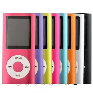 Atacado de alta qualidade portátil mini clipe mp3 player com fone de ouvido suporte tf cartão de música, vídeo, gravação