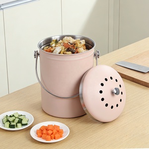 1.3Gallon Easy Cleaning Odorless Composting with Charcoal Filter and Lid - Product Image 6