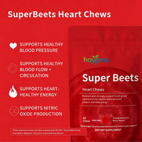 Gummies naturelles de betterave et extrait de pépins de raisin français pour la santé cardiaque, énergie quotidienne, sans produits laitiers, 60 unités, marque privée