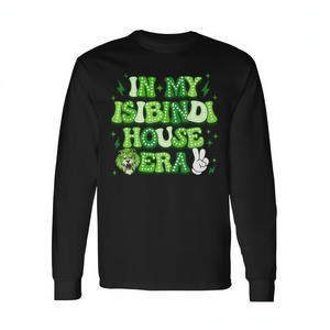 Camiseta de manga larga con diseño de estampado verde de In My Isibindi House Era - Product Image 2