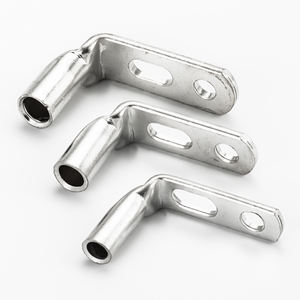 ขั้วต่อสายไฟทองแดงแบบหัวแหลมสองรู 90 องศา JG-2 แบบอัดเย็น ขั้วต่อสายไฟแบบมุมฉากสองรู ปรับแต่งได้ - Product Image 5